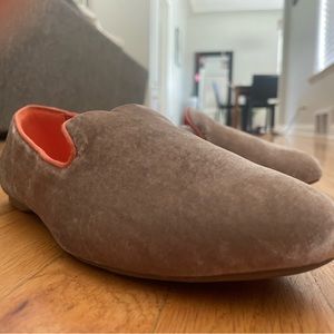 Birdies Starling Velvet Flats - Size 8.5